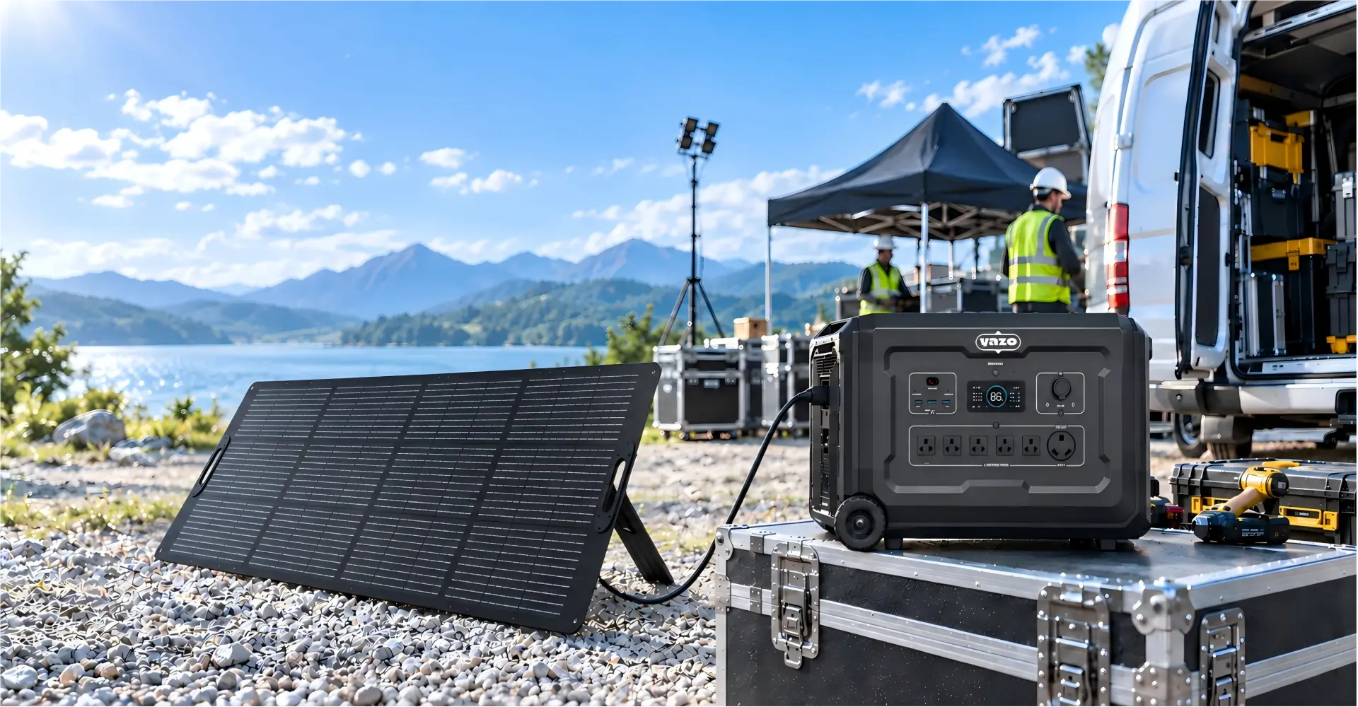 Portable Solar Charging for Outdoor and Professional Use