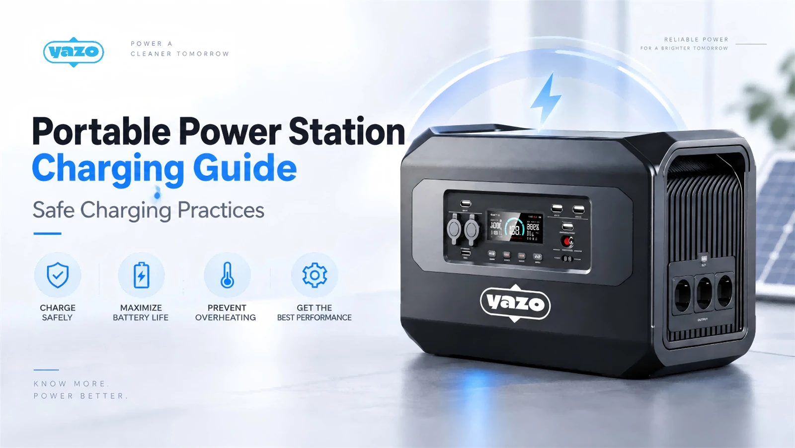 Precautions for Charging Portable Outdoor Power Stations